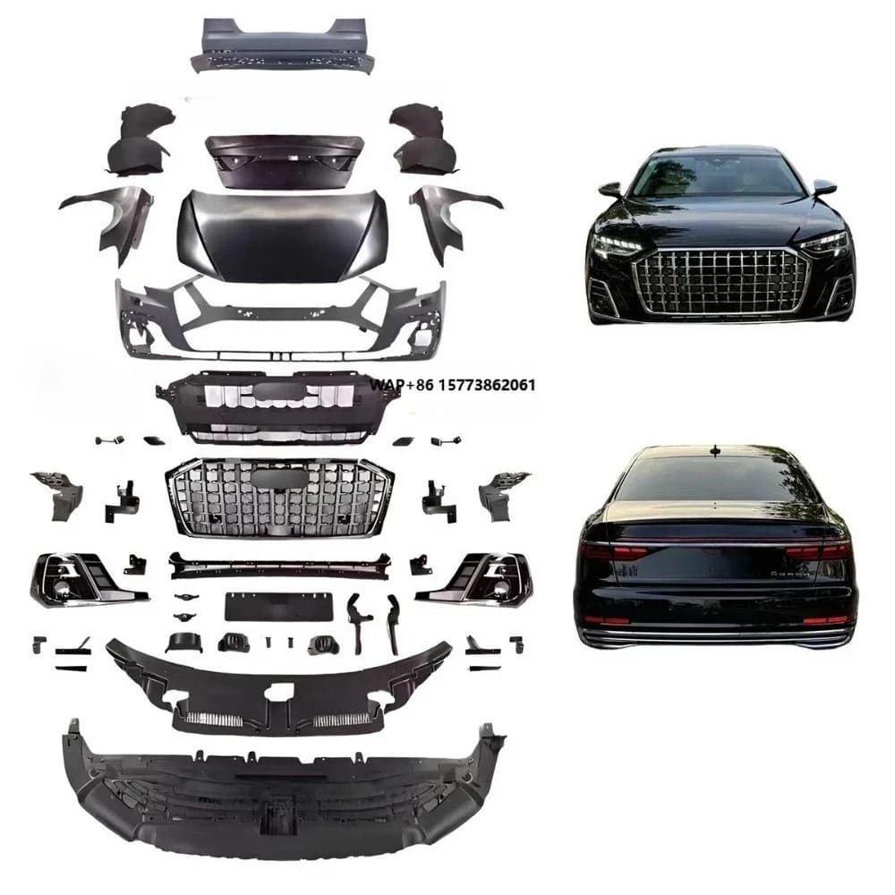Suitable for 11-17 Style A8 D4 Upgrade 23-Up Style A8 D5 Horch Body Kit With Bumper Hood Fender