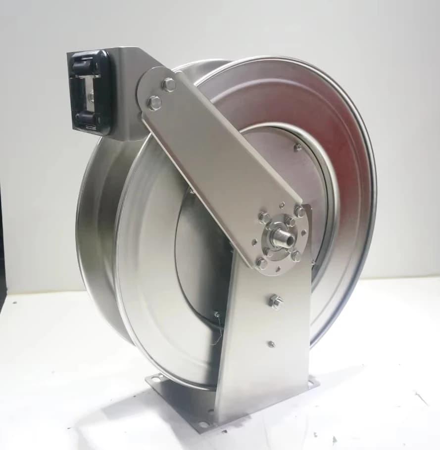 DC806 LS, Stainless Steel Hose Reel ,Double Arm,1/2 X 100 ft  35bar  --RECRT