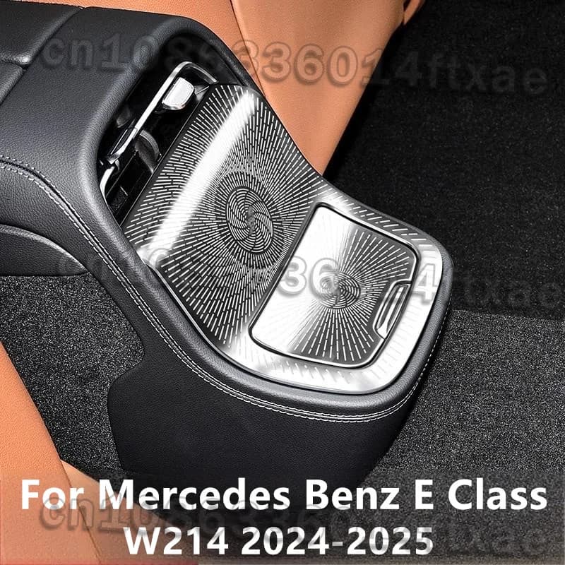 Car rear air conditioning vent decorative cover anti-kicking mat For Mercedes Benz E Class W214 2024-2025 Auto accessories
