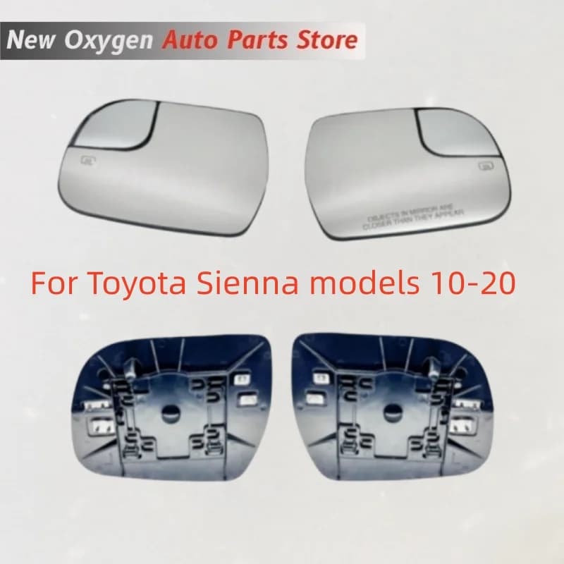 For Toyota Sienna Models 10-20 with Heated Rearview Mirror Lenses and Reflective Glass For Rearview Mirrors