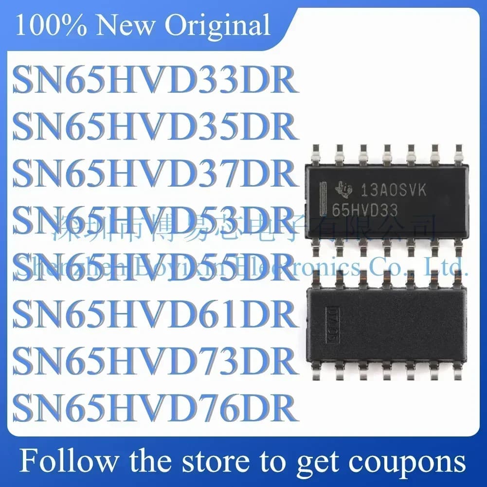 SN65HVD33DR SN65HVD35DR SN65HVD53DR SN65HVD55DR SN65HVD61DR SN65HVD73DR SN65HVD76DR SN65HVD37DR Standard version