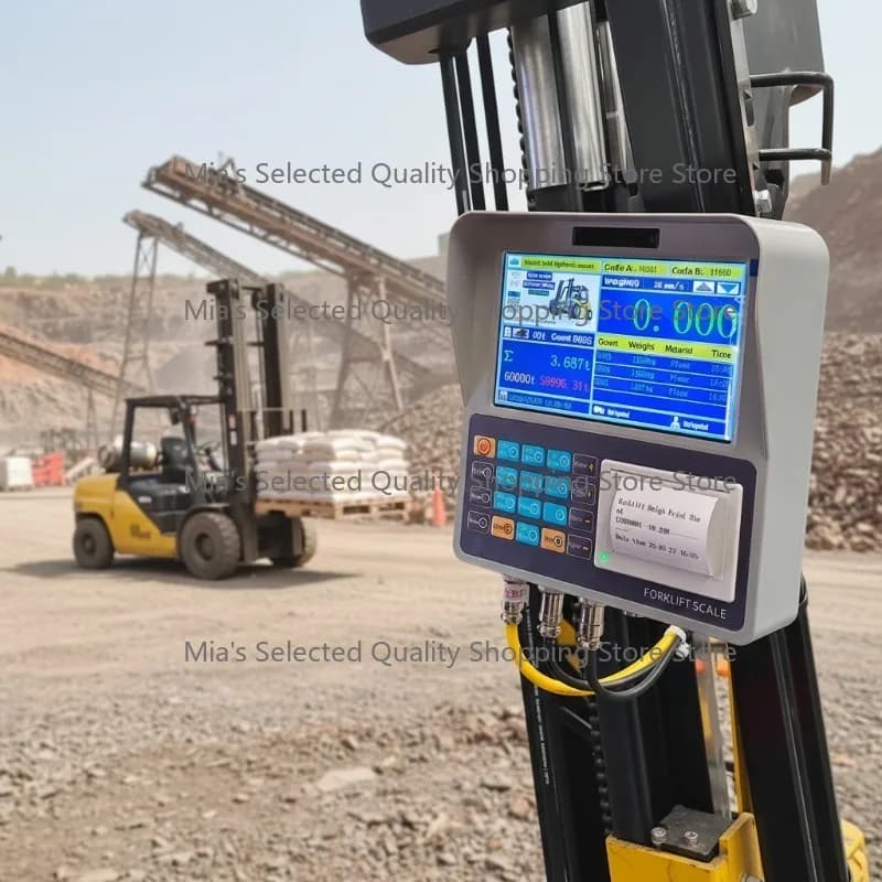 Easy to Install Counterbalance Forklift Scale  Dynamic Weighing Electric High Precision Electric Pallet Truck Forklift Scale