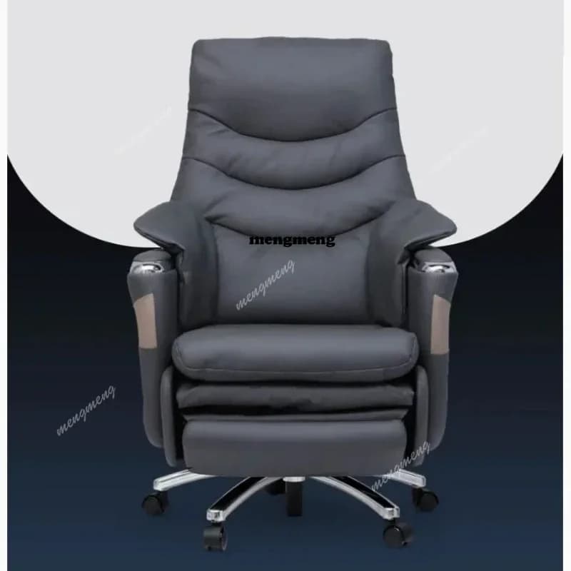 E182 Leather electric massage, high-end office computer chair, comfortable home nap reclining seat