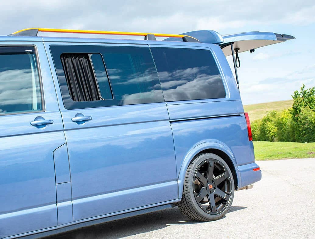 Universal Caravan Curtains For Car Aluminum Alloy Track Curtains Suitable For Volkswagen T5/T Car Divider Curtain Window Covers