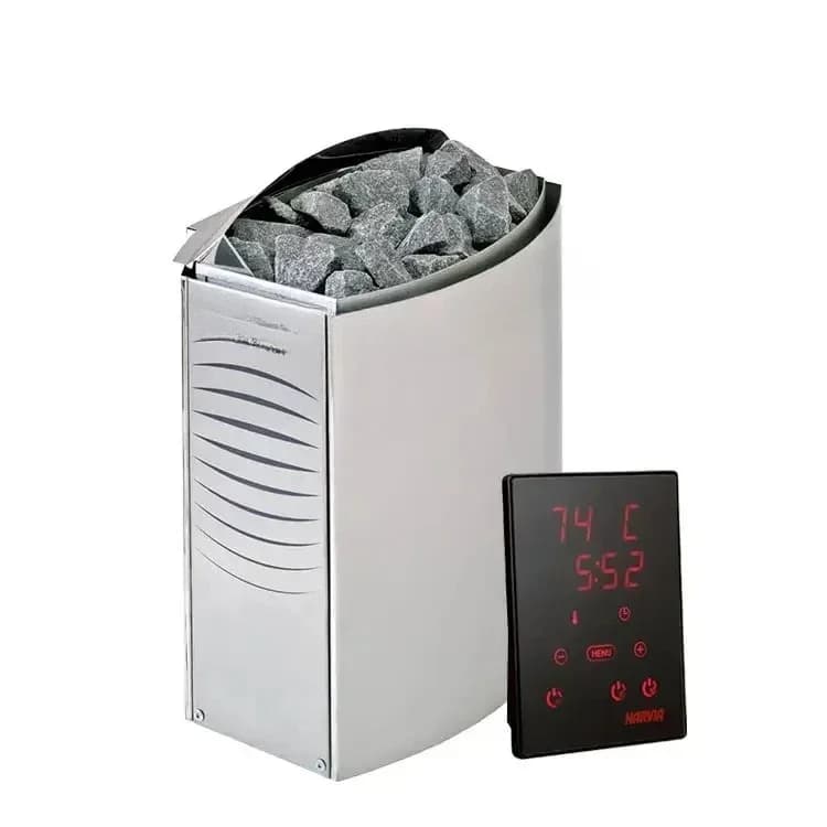Factory's Harvia Electric Sauna Stove Heater Set With 4.5/6/9KW External Control For Sauna Room Use