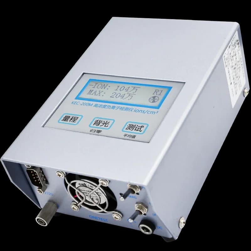 High concentration negative ion detector KEC200M 2 billion hair dryer High concentration negative ion generator test