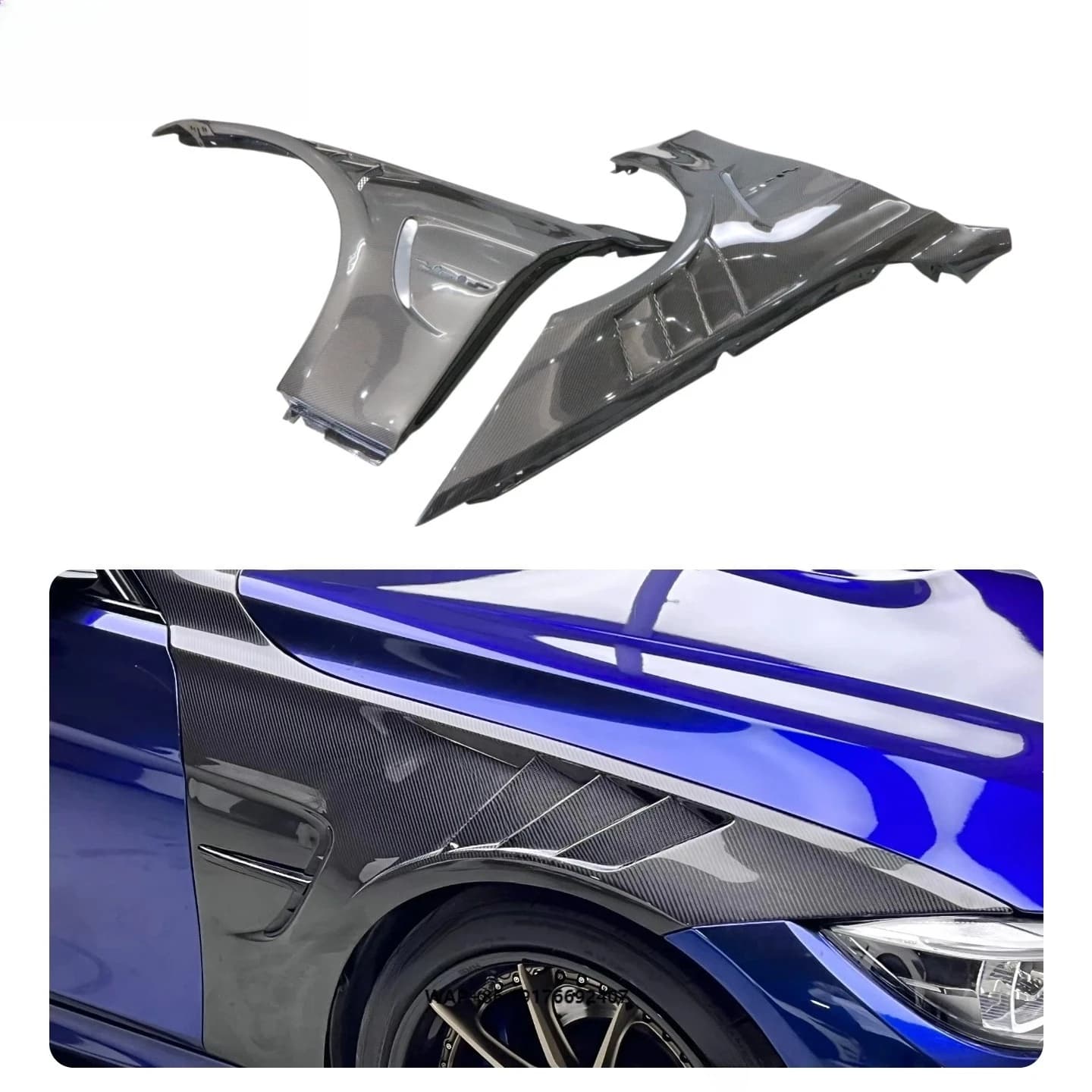 Hot Selling Carbon Fiber Body Kits for M3 F80 America Stock AR Style Fender Upgrade Retrofit Brand New Body Kits