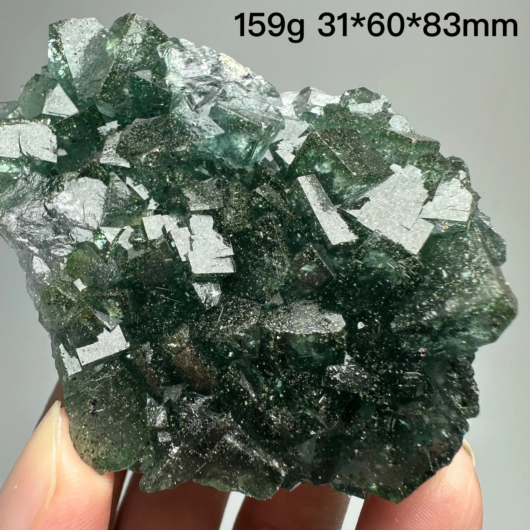 Daylight Fluorite Crystal Natural Stone Mineral for Meditation Witchcraft Spiritual Therapy Chakra Feng Shui Room Decor