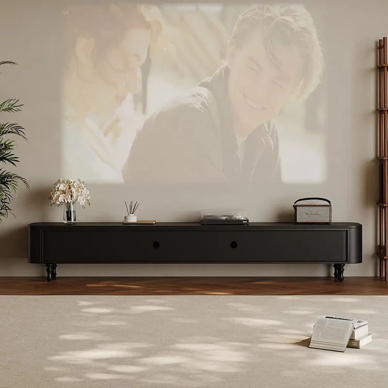 Retro Living Room Tv Stands Aesthetic Minimalist Wood Designer Storage Tv Table Display Luxury Archivadores Trendy Furniture