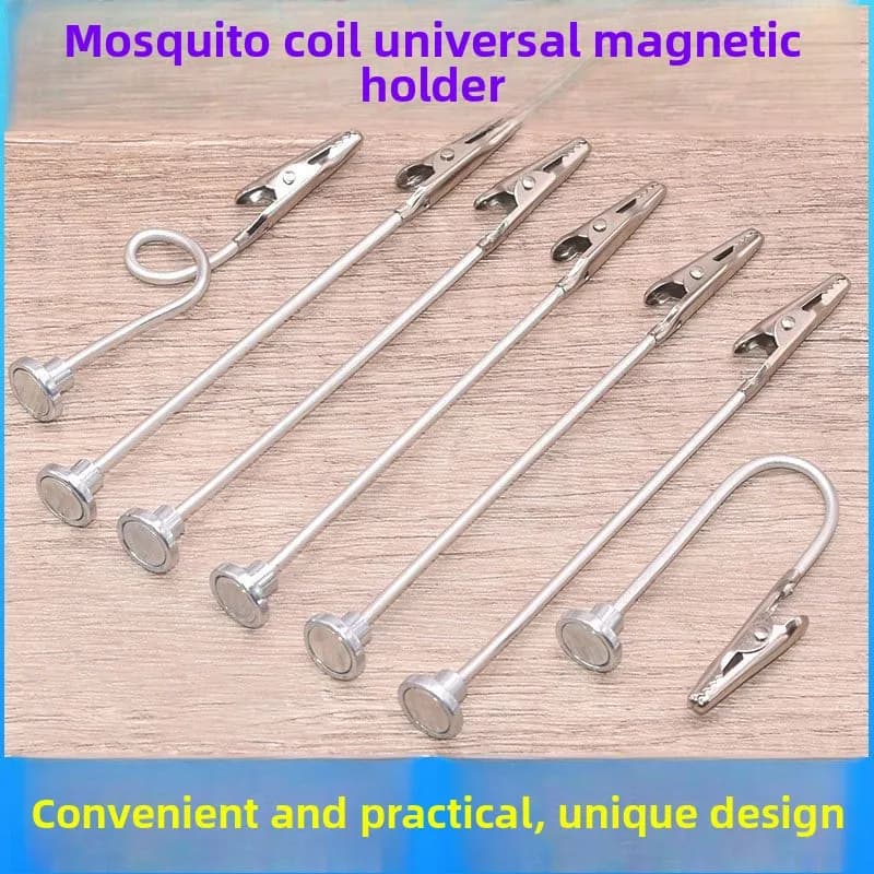 New magnetic suction universal clip, camping mosquito coil bracket, art coloring clip, outdoor incense mosquito repellent