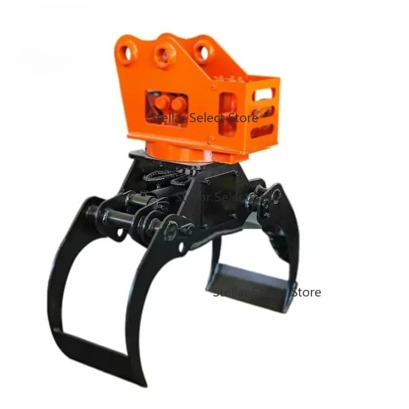Metdeem OEM ODM Good Quality Wood Chipper Grapple Grab Log Tools Hydraulic Rotate Grab for