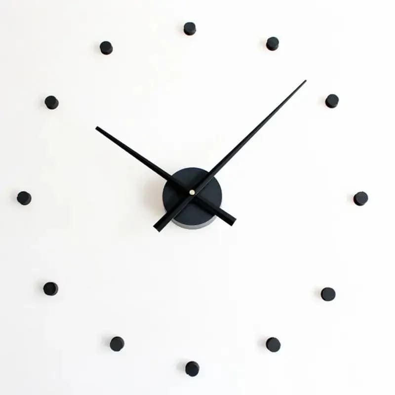 Oversized Mirror Wall Clock 1M Frameless Art Design Simple Fashion Decor for Living Room Home DIY
