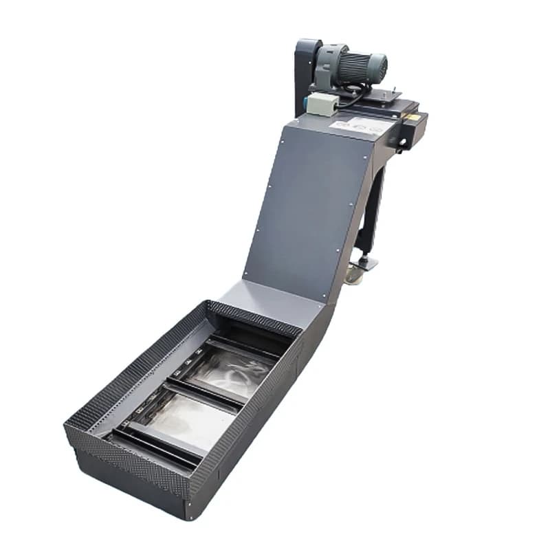 Iron cutting iron chips Magnetic scraper chip removal machine Grinding machine Lathe Powder particle debris Waste chip removal