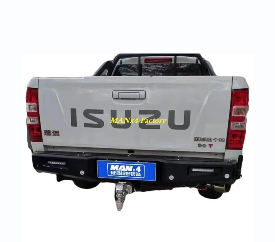 Heavy Duty Off-Road Steel Rear Bumper for Isuzu D-max 12-19