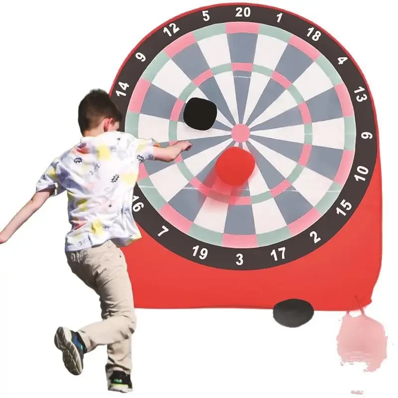 Inflatable bracket fiber rod target
