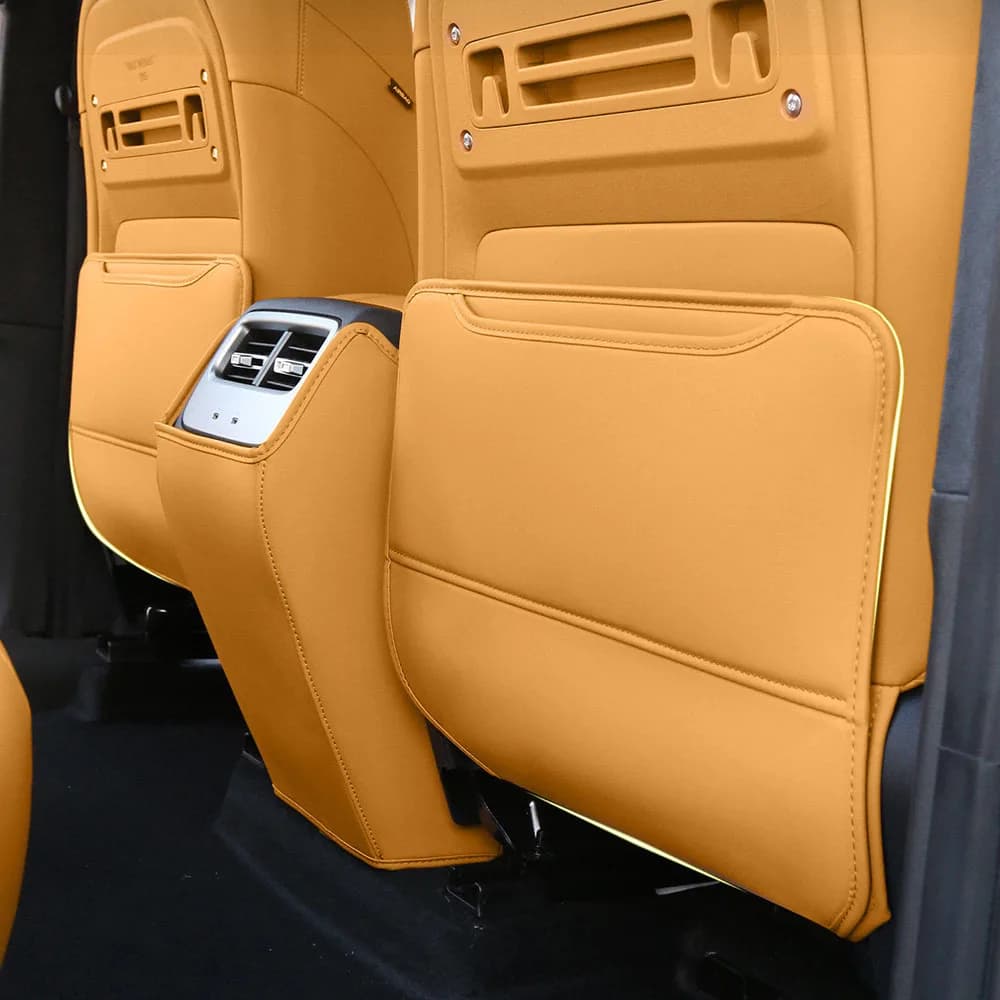 Fit For Chery iCAR V27 2026 Seat Back Storage Anti Kick Pad Automotive Modification Supplies Leather Protective Sticker