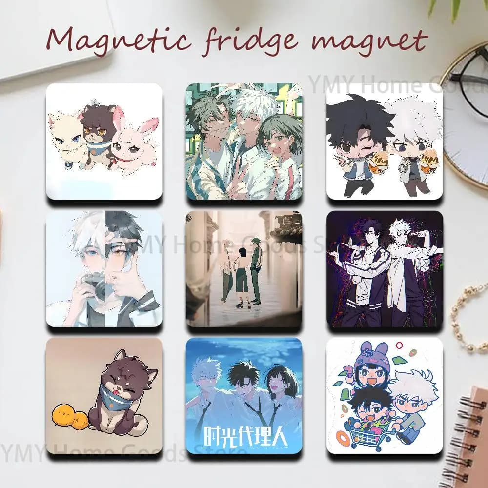 Lu Guang Cheng Xiaoshi L-Link Click Magnet Refrigerator Fridge Sticker for Home Decor DIY Wall Decor