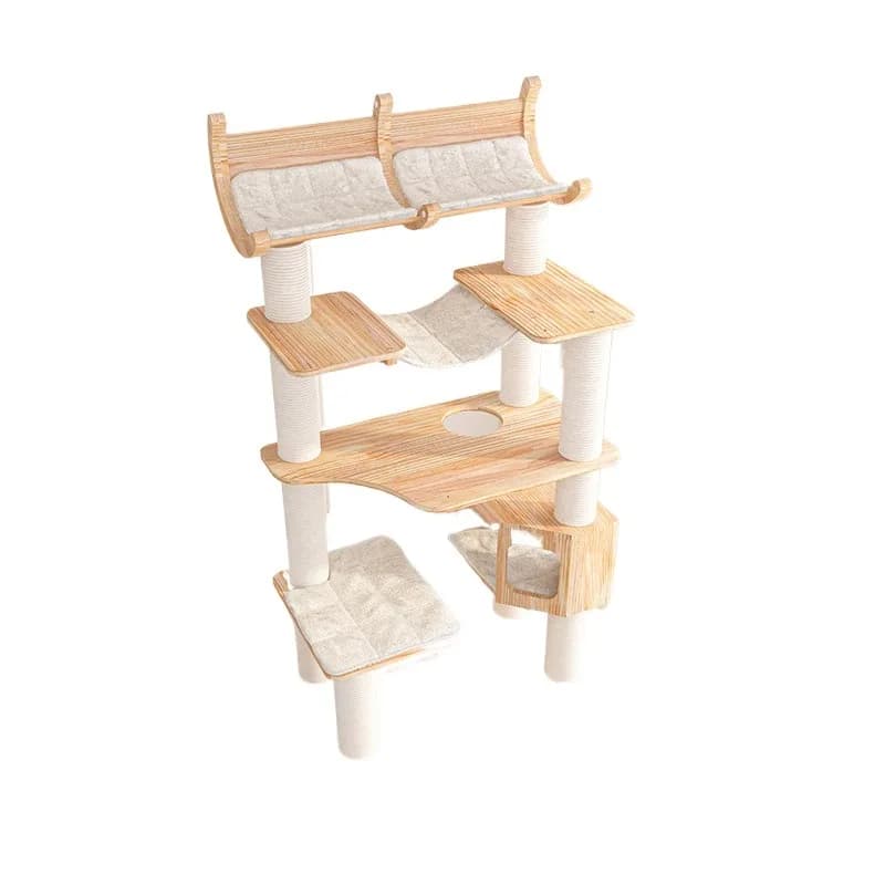 Honeypot cat climbing frame cat litter cat tree integration