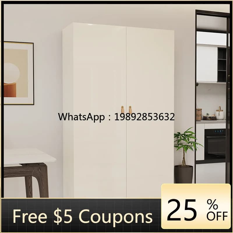 1YFY Refrigerator-Style Storage Cabinet Snack Cabinet Large Capacity Living Room Dining Room Wall-Mounted