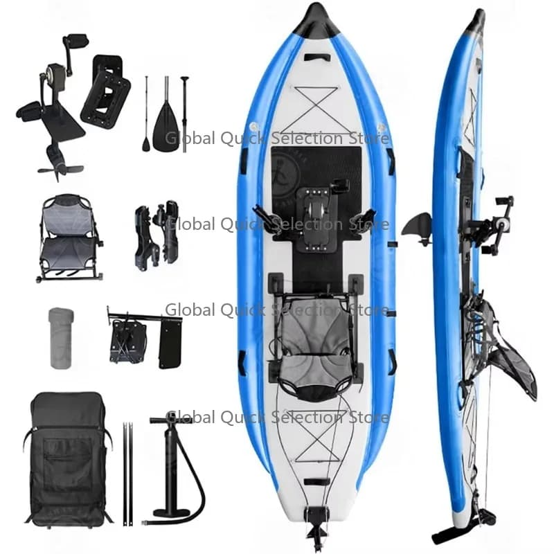 Outdoor Holiday Vacation Inflatable Surfboard Fishing Kayak Boat Sup Paddle Board Fishing Boat Kayak
