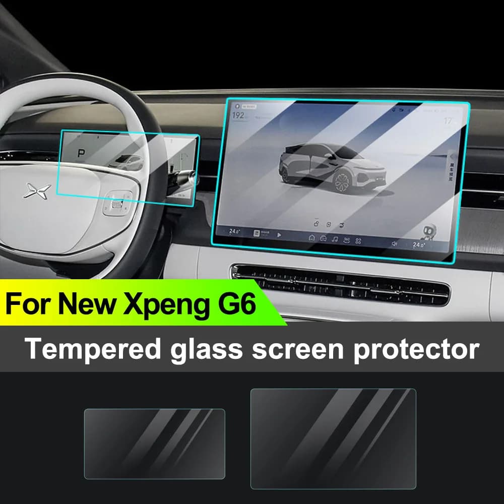 Fit For New Xpeng G6 2026 Navigation Screen Tempered Glass Film Car Modification Supplies Instrument Screen Protective Film