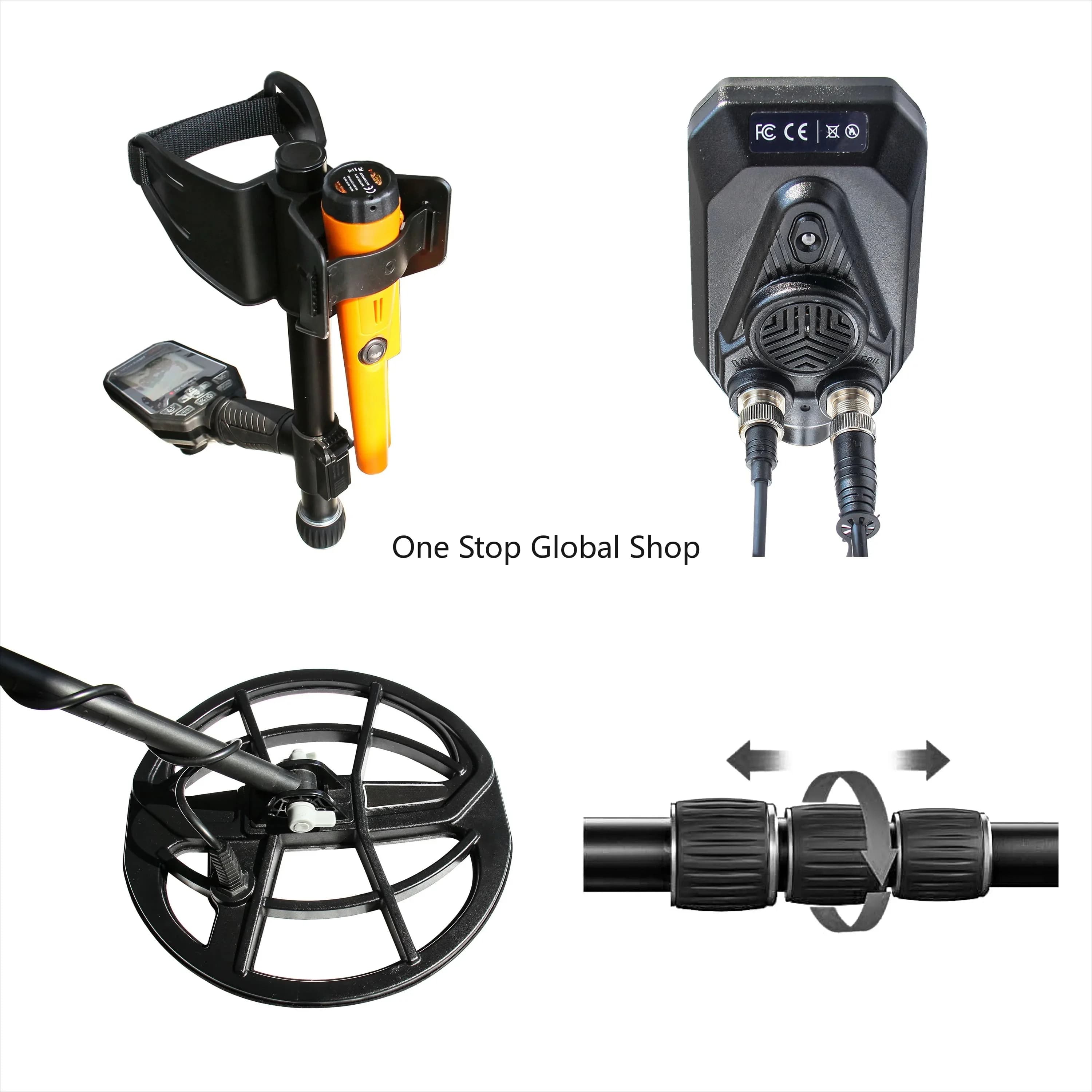 Professional Fully Waterproof High Depth Underground Gold Metal Detector S63 Multi Frequency All Metal Exploration Discoveries