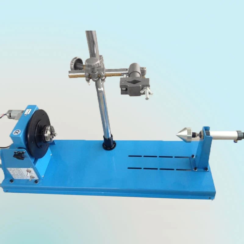 HD-10 Mini Welding Positioner Welding Rotator Turntable Equipment 110/220V with 80 chuck/65 chuck and Torch Holder