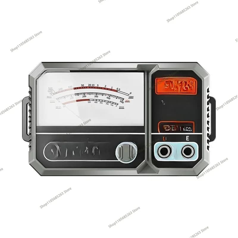 Pointer type insulation resistance tester 500V 1000V multi-speed megohmmeter lithium battery direct charging type