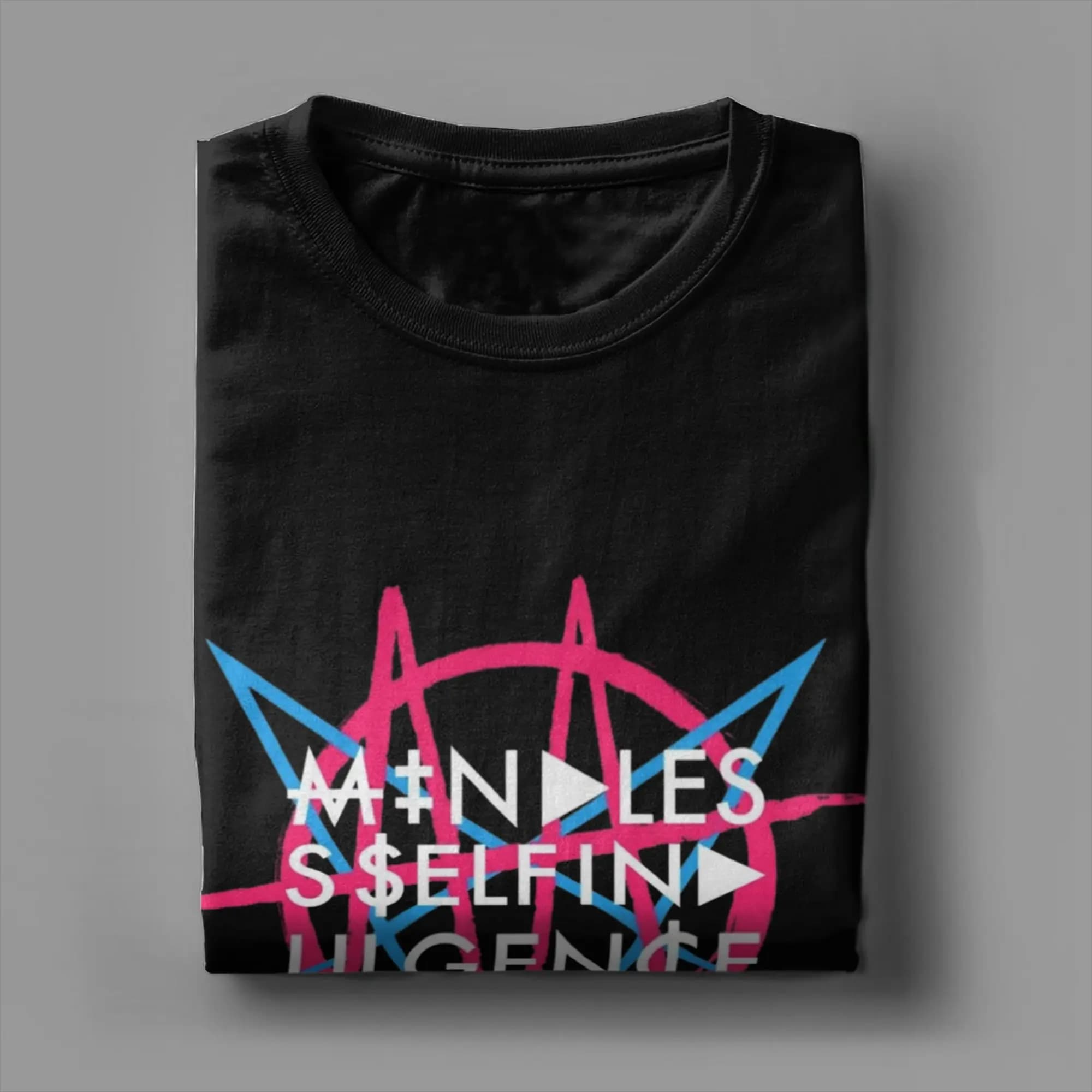 Mindless Self Indulgence 100 Cotton T-Shirt For Men Summer  Streetwear T Shirts Crewneck Trendy Cool Tees Oversized Clothing