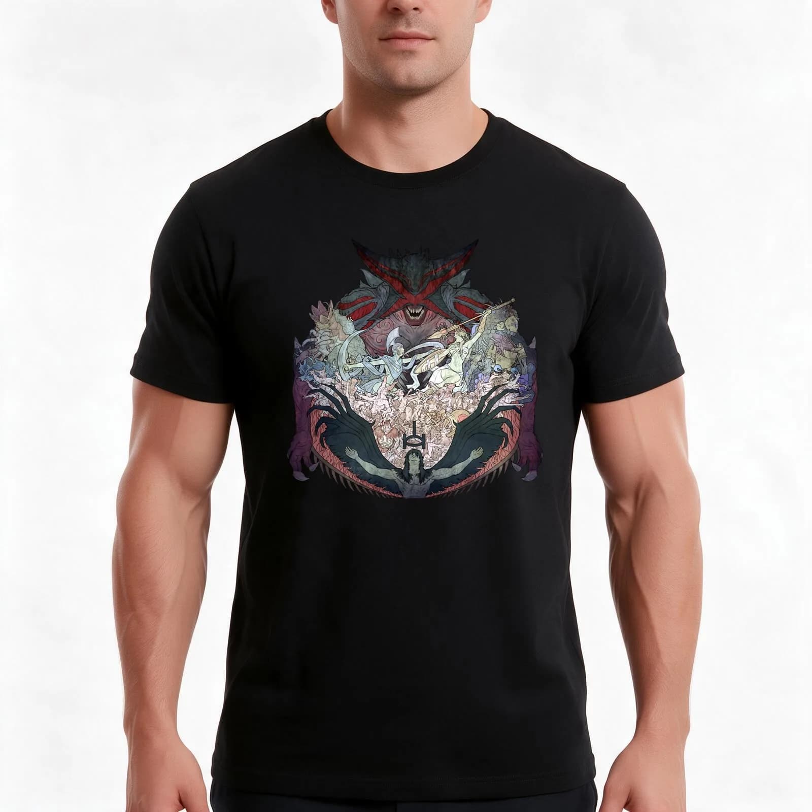 Pantheon Path of Exile 19 Unisex Or Women Vintage Retro T-Shirt, Summer Casual Cotton Tee, Oversized Streetwear Tops