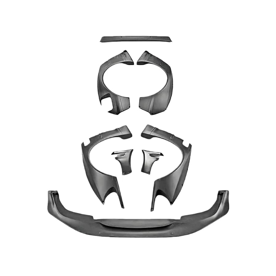 Suitable for 3 Series E46 Two Door Wide Body Surround Modification Upgrade Front Lip Tail Wing Wheel Arch Body Kit