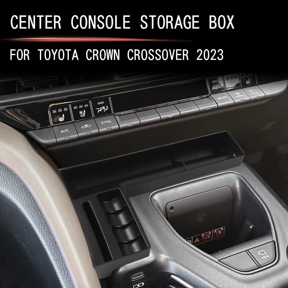 Suitable for 23 Toyota Crown CROWN CROSSOVER central control storage box interior modification