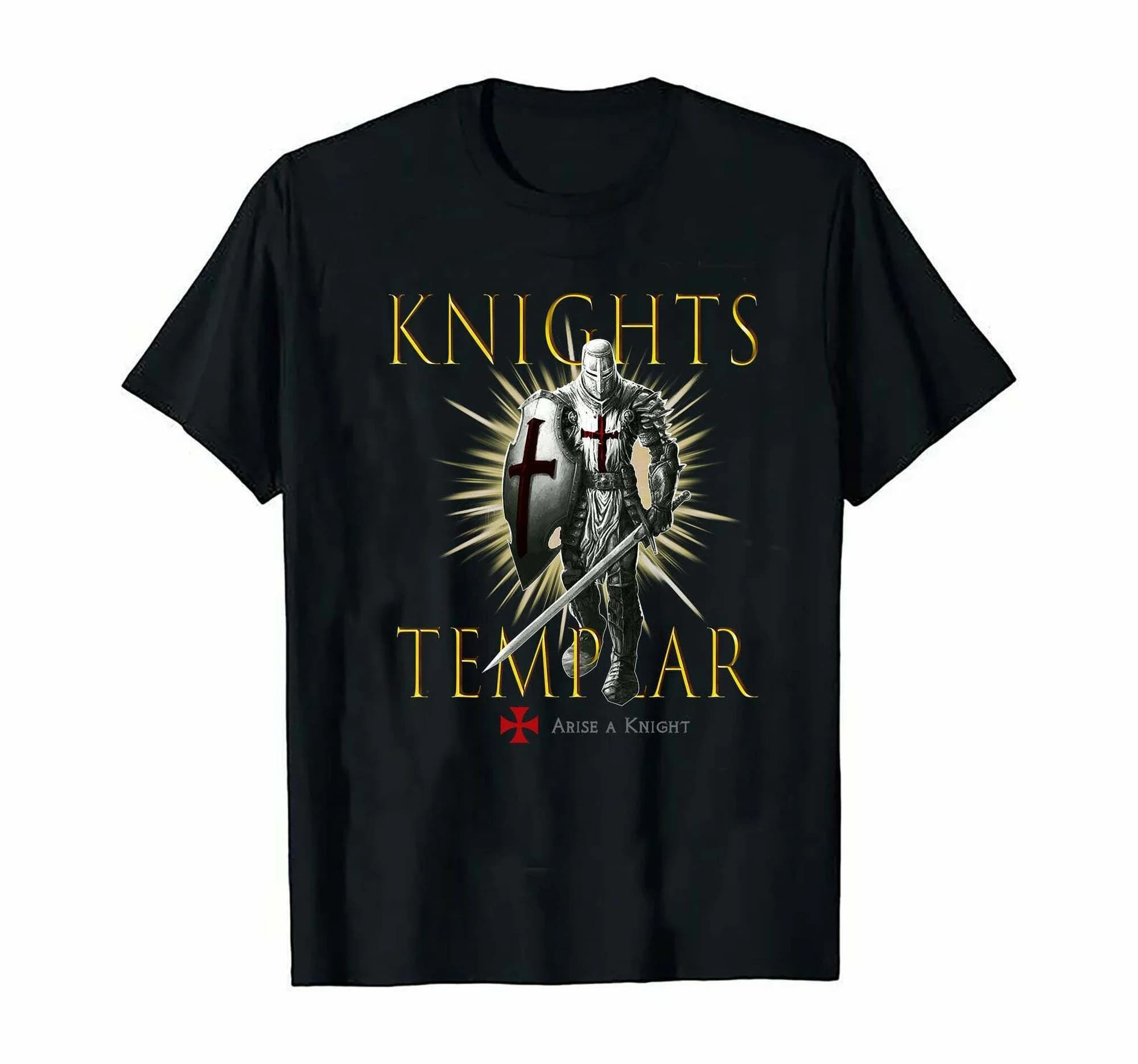 Knights Templar Christian Warrior Vinces Religious Message T-Shirt. Summer Cotton O-Neck Short Sleeve Mens T Shirt New S-3XL