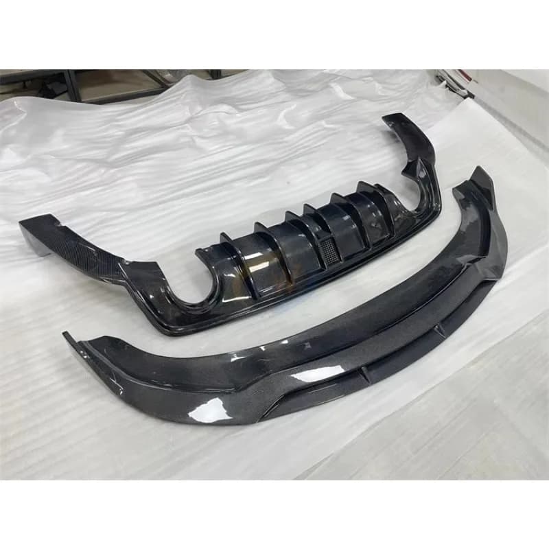 For Dodge Charger GT AWD  Carbon Fiber Lower Lip Spoiler Bumper Front Shovel Rear Shovel Body Kit  Anterior and Posterior Lips