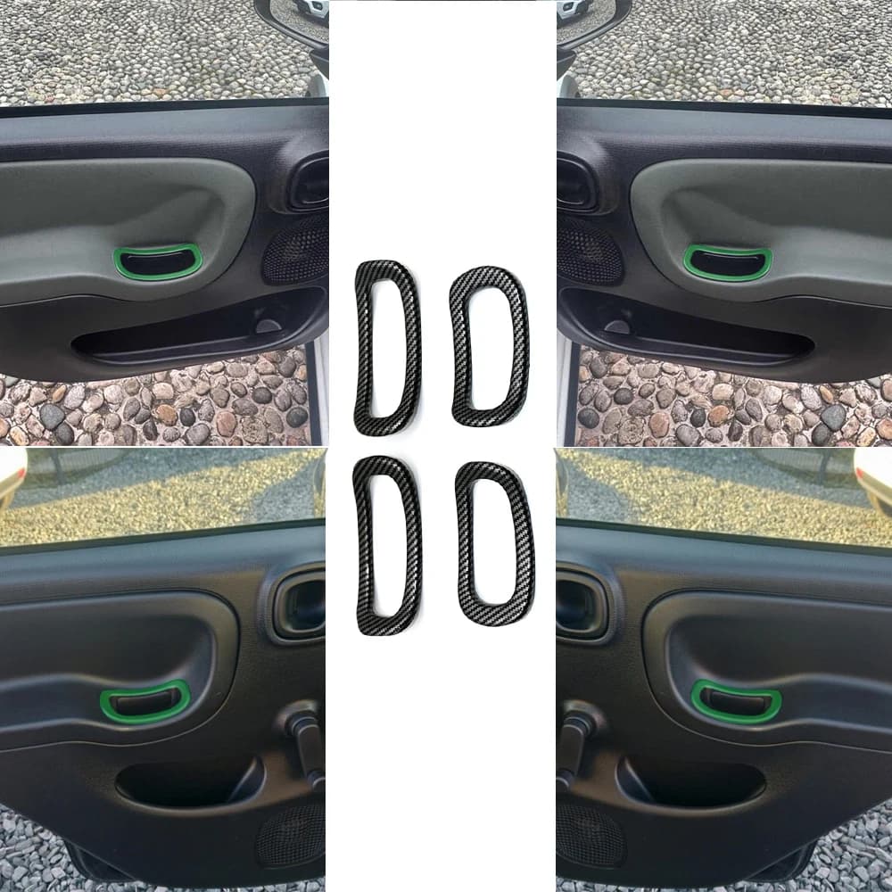 Decorative piece suitable for Fiat Panda inn door storage box