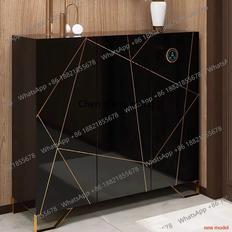 N138Nordic modern shoemaker organizer home furniture liquidation Wooden shoe rack Closet ready for assembly modular shoe rack