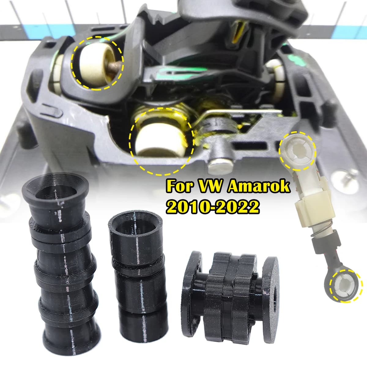 Manual Gear Shifter Lever Selector End Rod Bushing Gearsticks Gearbox Shift Cable Linkage Car Repair For VW Amarok 2010-2022