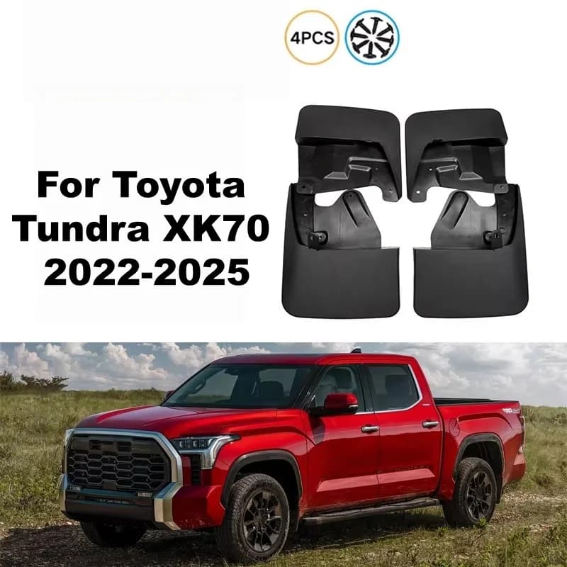 MudFlaps For TOYOTA TUNDRA 2022 2023 Mudguards Mud Flaps Splash Guards Front Rear Wheels Fender Car Accessories 4Pcs
