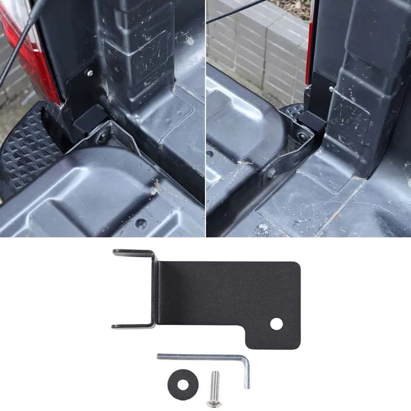 For Nissan TITAN 2016-2023 Carbon Steel Tailgate Deck Lid Anti-Theft Security Bracket Car Accessories