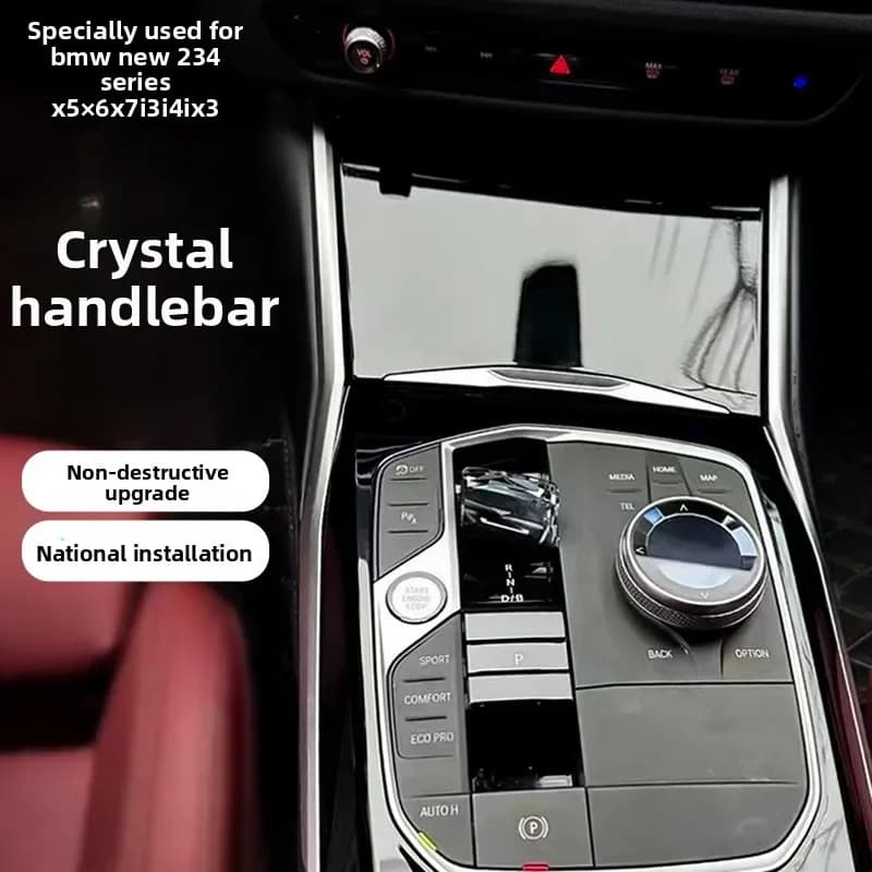 Suitable for BMW crystal gear handle New 3 Series i3 320 325 330 Pick gear handle Orchid finger
