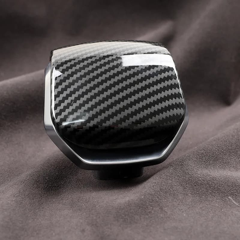 For Land Rover Range Rover Sport Discovery 5 Carbon Fiber Pattern Gear Handle Shell Interior Gear Handle Protection Cover