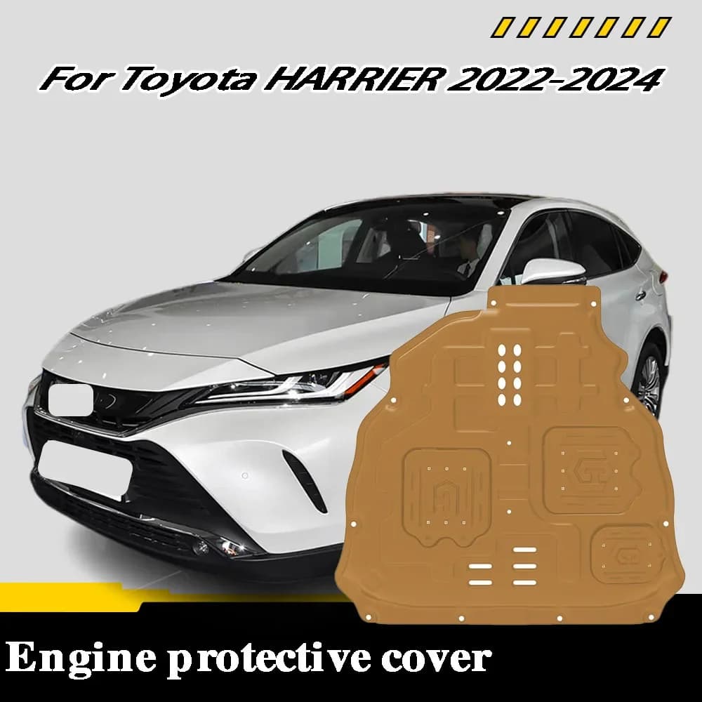 Under Engine Guard Splash Shield Mud Fender Cover Plate Fender Mudguard Protector For Toyota HARRIER 2022-2024 2.5L