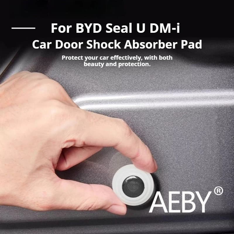AEBY For BYD Seal U DM-i 2020-2025 Car Door Vibration Damping Pad , Anti Shock Noise Reduction Strip Easy Install Interior Parts