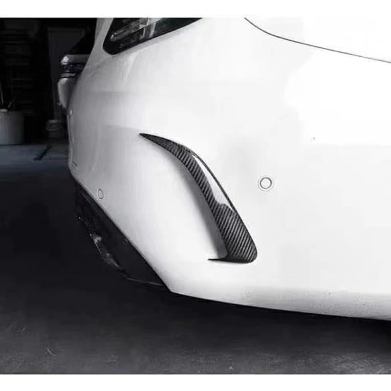 FOR Mercedes Benz C-Class W205 4-door C43 C63 AMG  Outlet Diffuser Spoiler 2014 -2019 Carbon Fiber Rear Side Front Air