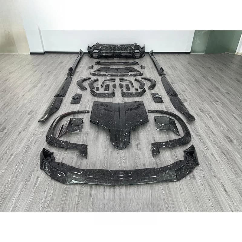 High Quality MSY Style Carbon Fiber Wide Body Kit For XM With Front Lip Fender Flares Side Skirts Rear Diffuser Luxury Sport Ext