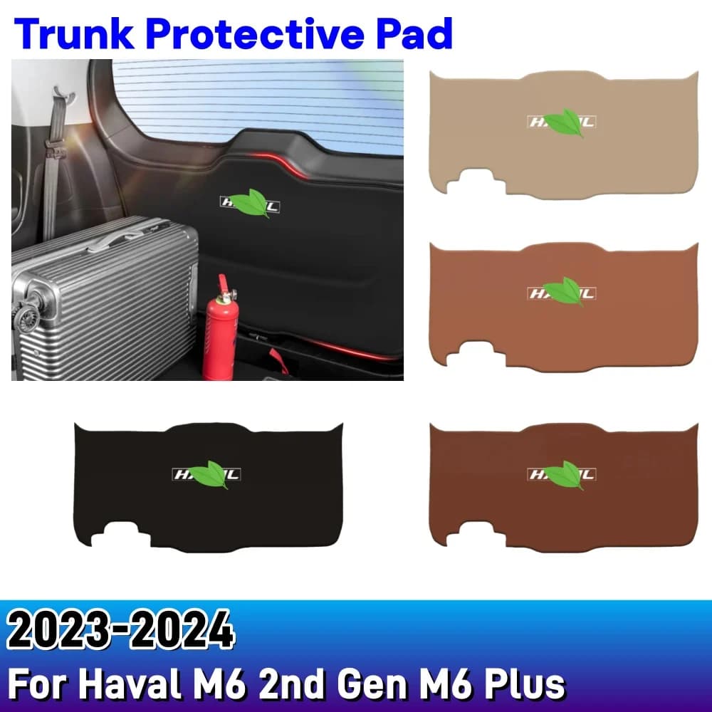 For Haval M6 2023 2024 2nd Gen M6 Plus Car Styling Trunk Protective Pad Anti Scratch Tailgate Anti Kick Pad Decoration Accessory