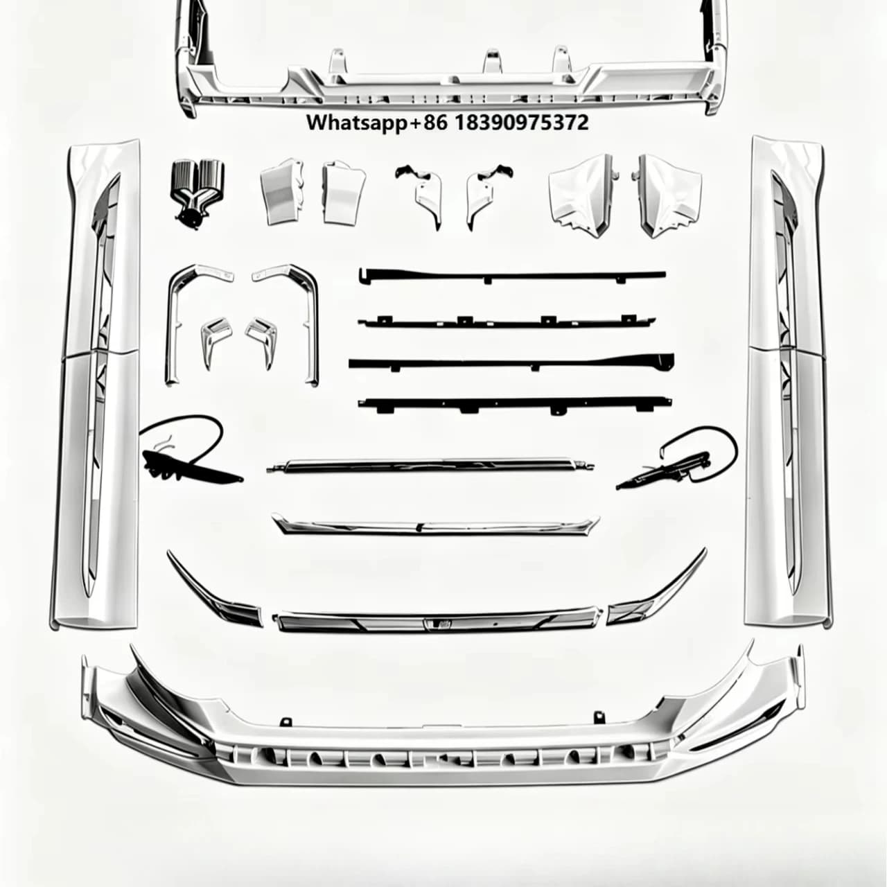 2024 ABS Body Kit Facelift Conversion 40 Series OEM Style Lips Set