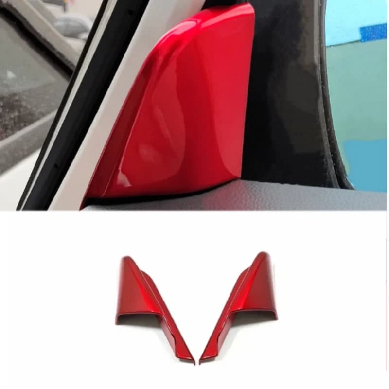 Car Inner Door A Pillar Triangle Cover For Honda Fit Jazz 2020 -2024 Decoration Trim Auto Interior Accessories