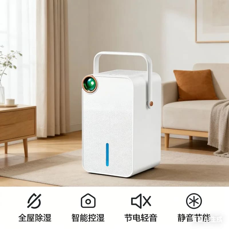 Dehumidifier Small Mini Home Silent Dehumidifier