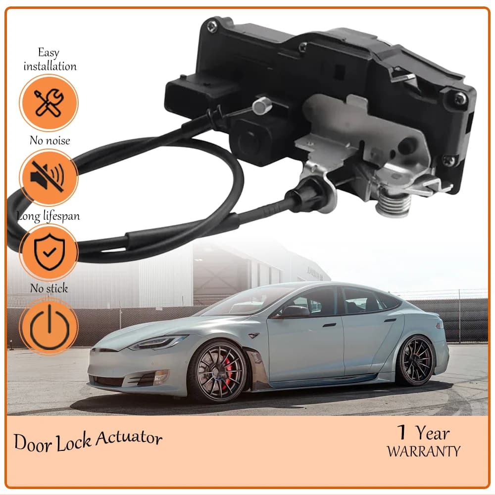 Front Left Door Lock Actuator,low-friction internal design,Fit Tesla S 2012-2020,OE 6008913-99-0,69738,6008913-00-C,6008913-00-B